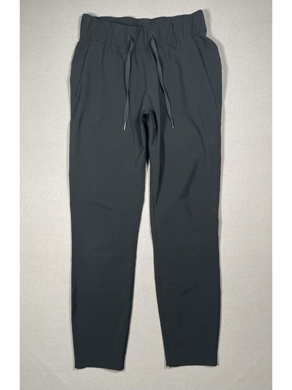 Lululemon On The Fly Travel Elastic Woven Black Pants - Women Size 2 X 27